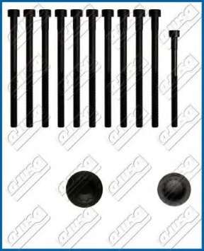 AJUSA SSANGYONG Комплект болтів головки цилидра (9+1шт) ACTYON I, ACTYON SPORTS I, KYRON 2.0D 05.05-