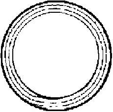 CORTECO прокладка вихлопного трубопроводу 44*57*5 мм
