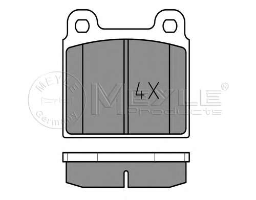 Комплект тормозных колодок, дисковый тормоз