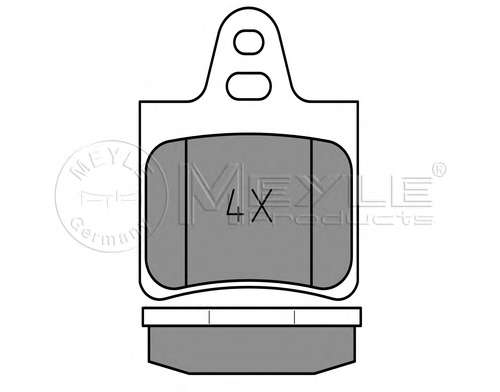 Комплект тормозных колодок, дисковый тормоз