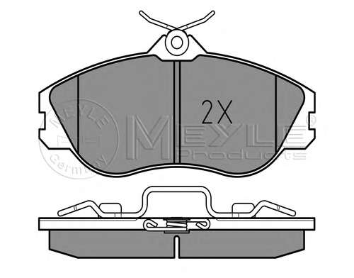 Комплект тормозных колодок, дисковый тормоз