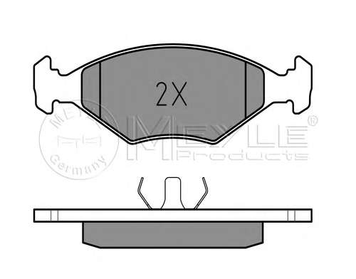 Комплект тормозных колодок, дисковый тормоз