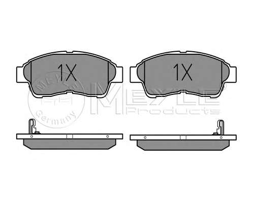 Комплект тормозных колодок, дисковый тормоз