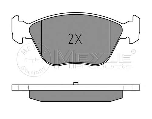 Комплект тормозных колодок, дисковый тормоз