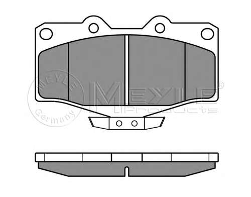 Комплект тормозных колодок, дисковый тормоз
