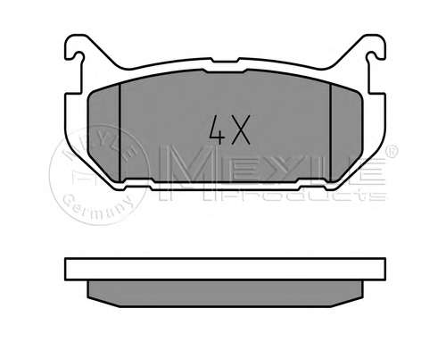 Комплект тормозных колодок, дисковый тормоз