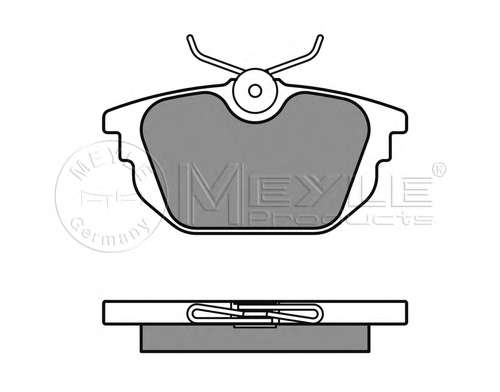 Комплект тормозных колодок, дисковый тормоз