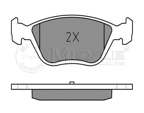 Комплект тормозных колодок, дисковый тормоз