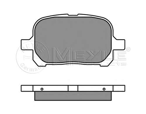 Комплект тормозных колодок, дисковый тормоз