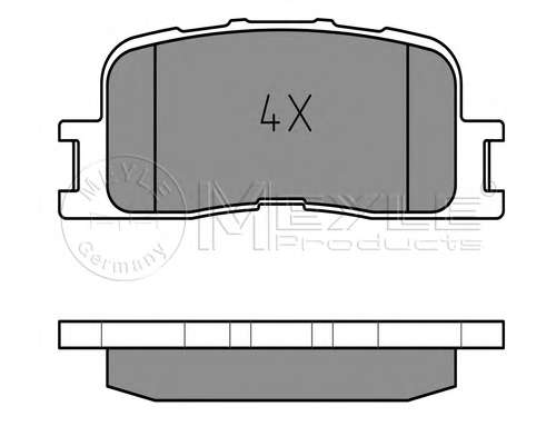 Комплект тормозных колодок, дисковый тормоз