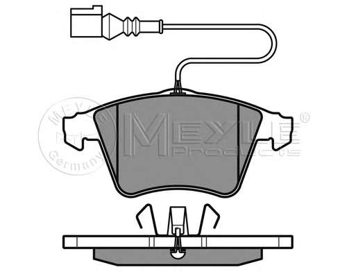 Комплект тормозных колодок, дисковый тормоз