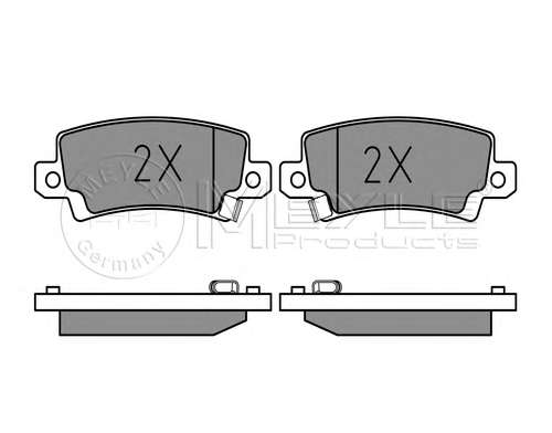 Комплект тормозных колодок, дисковый тормоз