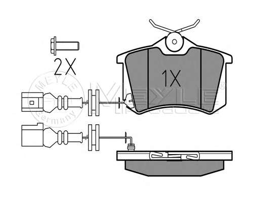Комплект гальмівних колодок