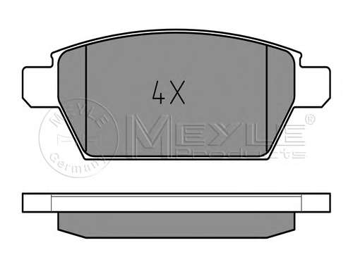Комплект тормозных колодок, дисковый тормоз