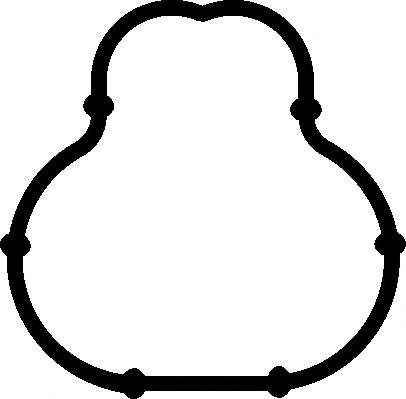 ELRING FORD прокладка вп. колектора GALAXY, SCORPIO II, TRANSIT 97-