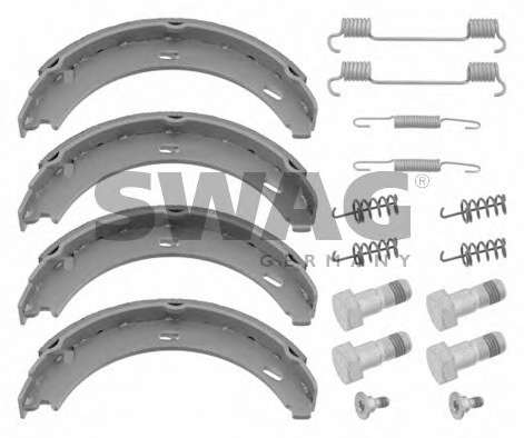 Комплект тормозных колодок, стояночная тормозная система