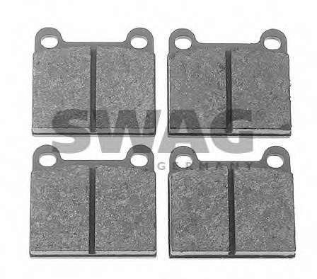 Комплект тормозных колодок, дисковый тормоз