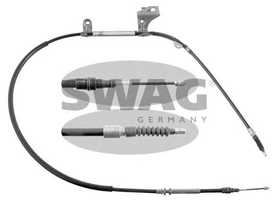 Трос, стояночная тормозная система