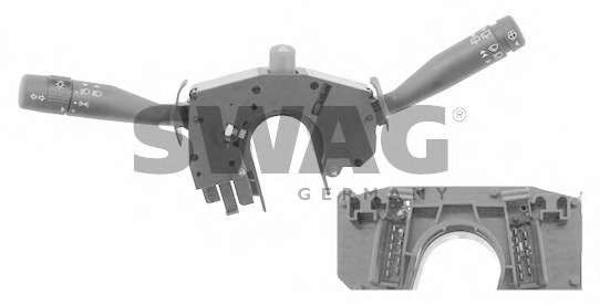 Выключатель, головной свет; Мигающий указатель; Переключатель стеклоочистителя; Выключатель на колонке рулевого управления