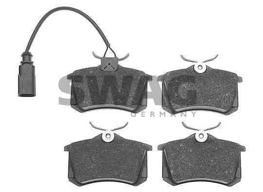 Комплект тормозных колодок, дисковый тормоз