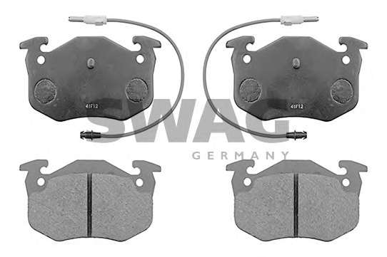 Комплект тормозных колодок, дисковый тормоз