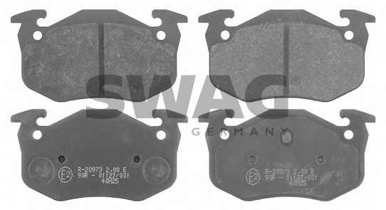 Комплект тормозных колодок, дисковый тормоз