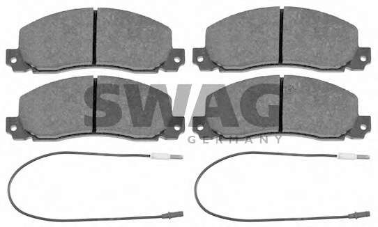 Комплект тормозных колодок, дисковый тормоз