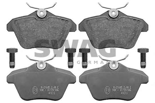 Комплект тормозных колодок, дисковый тормоз