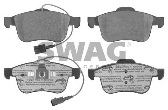 Комплект тормозных колодок, дисковый тормоз