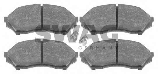 Комплект тормозных колодок, дисковый тормоз