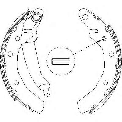 Комплект тормозных колодок