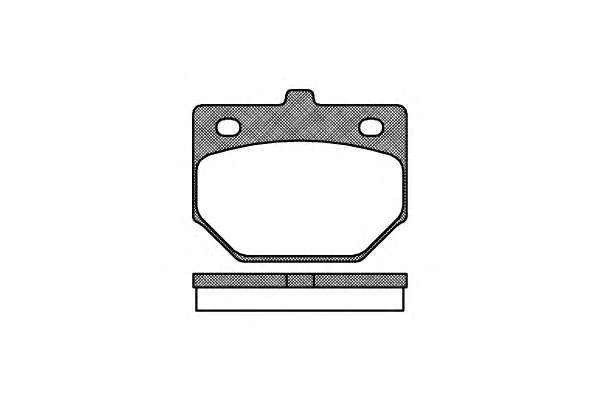 Комплект тормозных колодок, дисковый тормоз