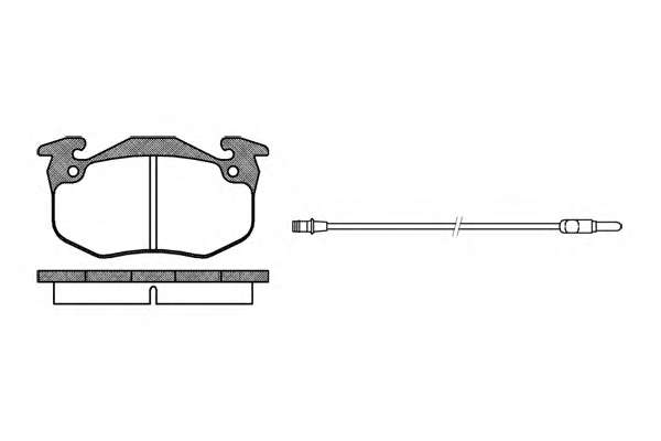 Комплект тормозных колодок, дисковый тормоз