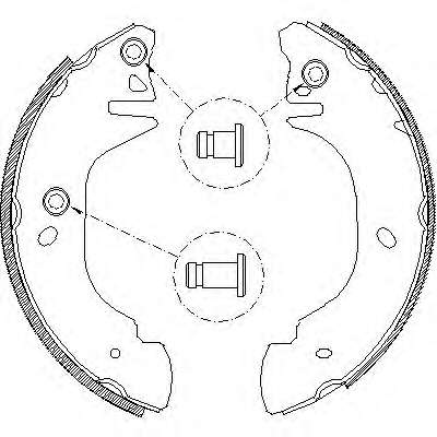Комплект тормозных колодок