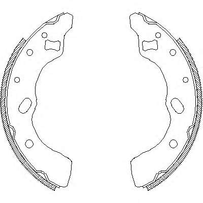 Комплект тормозных колодок
