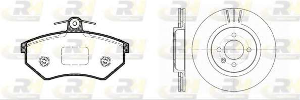 Комплект тормозов, дисковый тормозной механизм