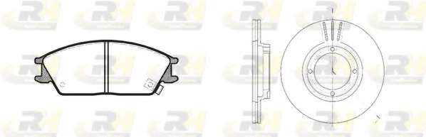 Комплект тормозов, дисковый тормозной механизм