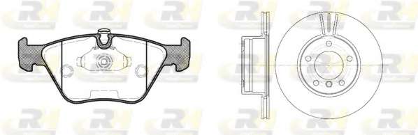 Комплект тормозов, дисковый тормозной механизм