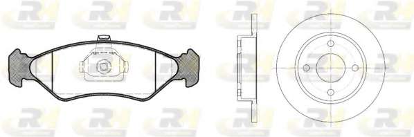 Комплект тормозов, дисковый тормозной механизм