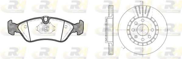 Комплект тормозов, дисковый тормозной механизм
