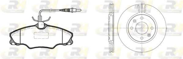 Комплект тормозов, дисковый тормозной механизм