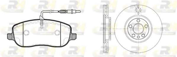 Комплект тормозов, дисковый тормозной механизм