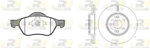 Комплект тормозов, дисковый тормозной механизм