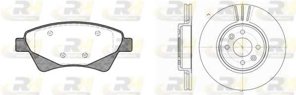 Комплект тормозов, дисковый тормозной механизм