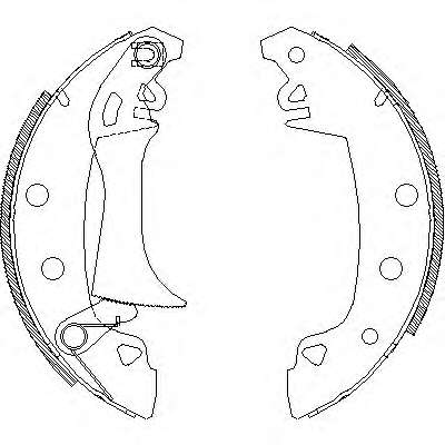 Комплект тормозных колодок