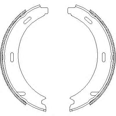 REMSA щоки ручного гальма DB203