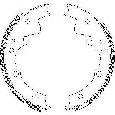 Комплект тормозных колодок