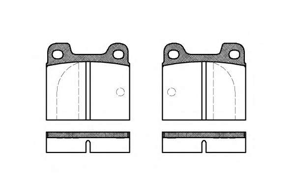 Комплект тормозных колодок, дисковый тормоз