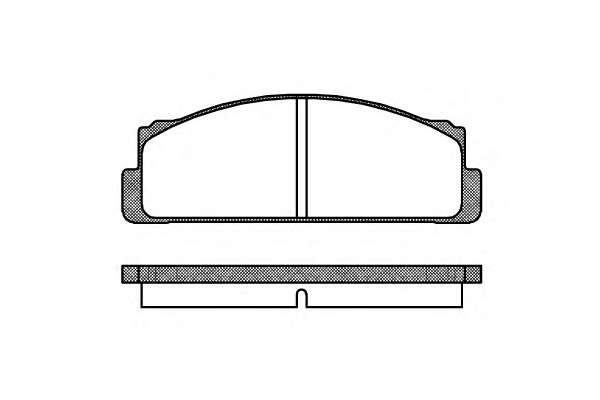 Комплект тормозных колодок, дисковый тормоз