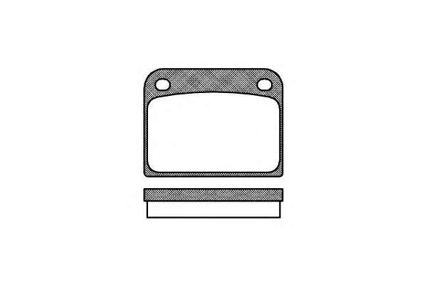 Комплект тормозных колодок, дисковый тормоз